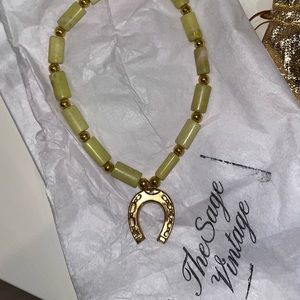 The Sage Vintage lucky horseshoe necklace